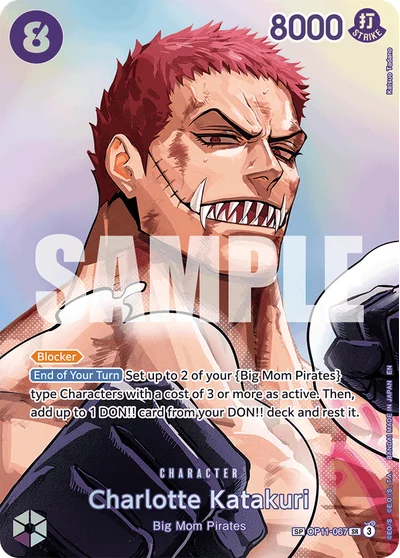 Charlotte Katakuri (specialAltArt) OP11-067 The Time of Battle One Piece Card