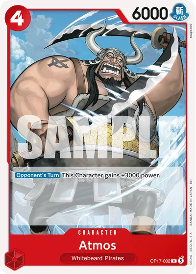 Atmos 002 OP17 One Piece TCG Card