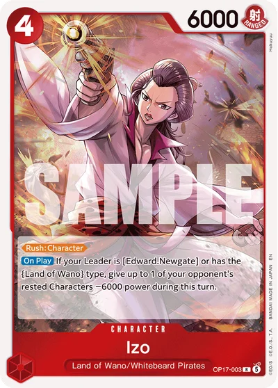 Izo 003 OP17 One Piece TCG Card