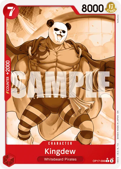 Kingdew (pandamanArt) 006 OP17 One Piece TCG Card