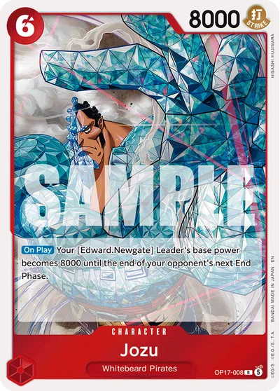 Jozu 008 OP17 One Piece TCG Card