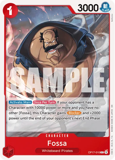 Fossa 010 OP17 One Piece TCG Card