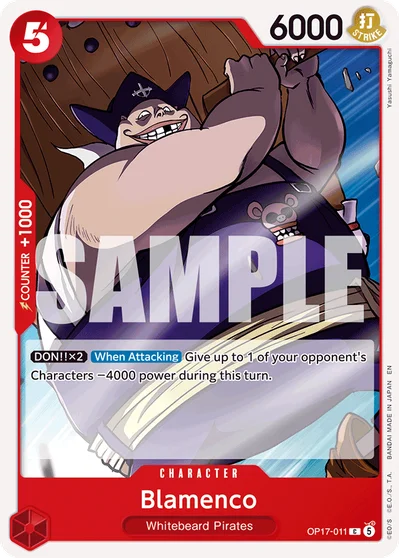 Blamenco 011 OP17 One Piece TCG Card