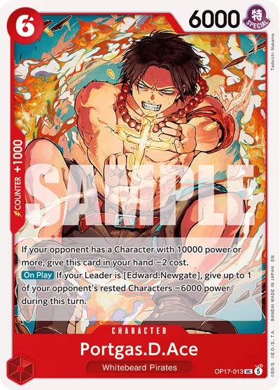 Portgas.D.Ace 013 OP17 One Piece TCG Card