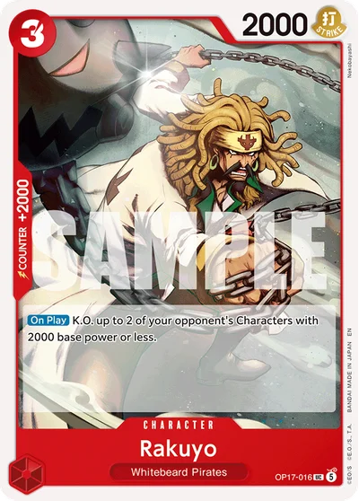 Rakuyo 016 OP17 One Piece TCG Card