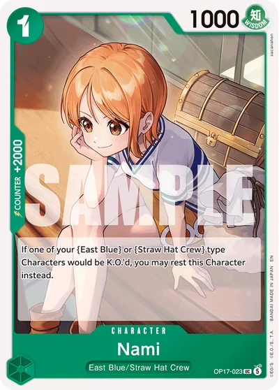 Nami 023 OP17 One Piece TCG Card