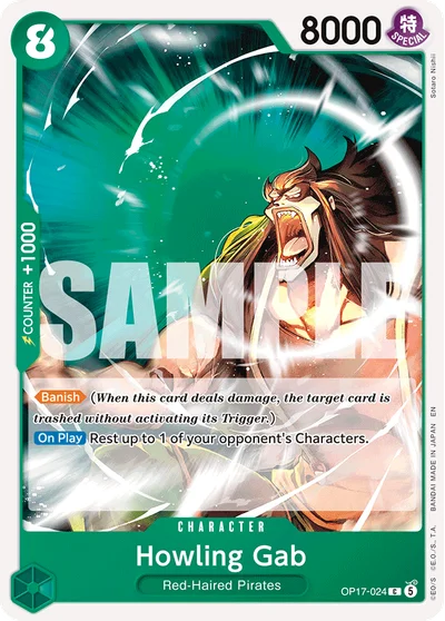 Howling Gab 024 OP17 One Piece TCG Card