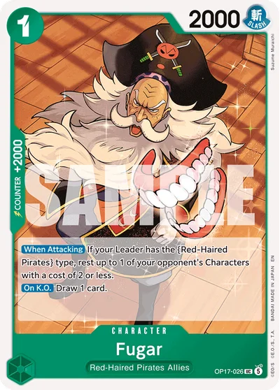 Fugar 026 OP17 One Piece TCG Card