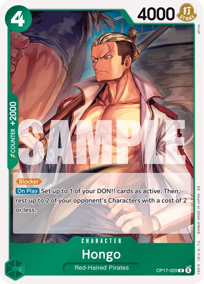 Hongo 029 OP17 One Piece TCG Card