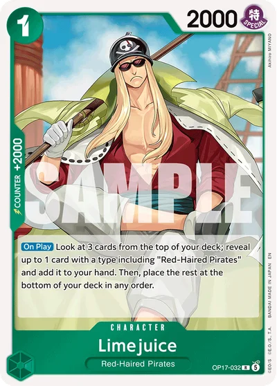 Limejuice 032 OP17 One Piece TCG Card