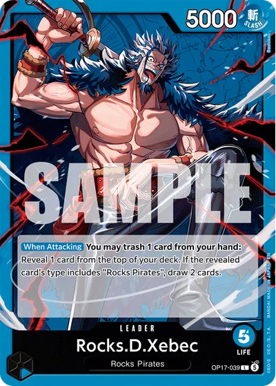 Rocks.D.Xebec 039 OP17 One Piece TCG Card