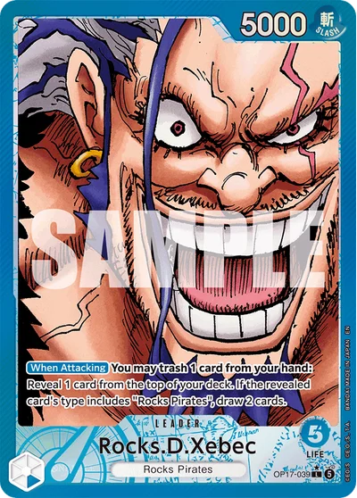 Rocks.D.Xebec (altArt) 039 OP17 One Piece TCG Card