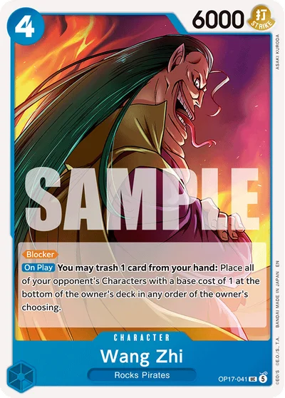 Wang Zhi 041 OP17 One Piece TCG Card