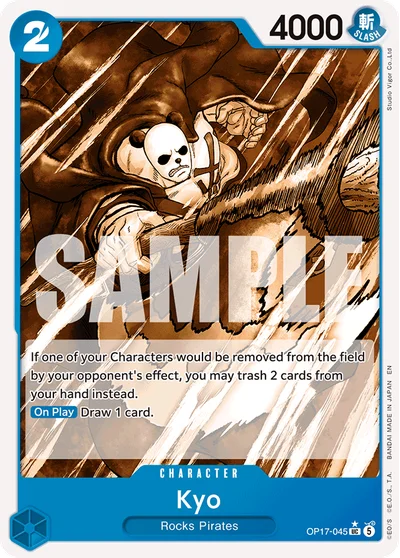 Kyo (pandamanArt) 045 OP17 One Piece TCG Card