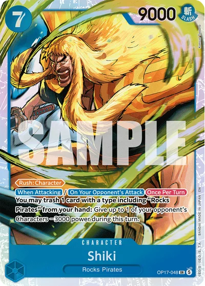 Shiki 048 OP17 One Piece TCG Card