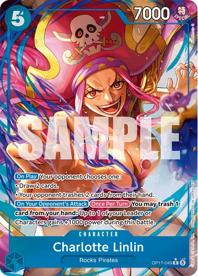 Charlotte Linlin (altArt) 049 OP17 One Piece TCG Card