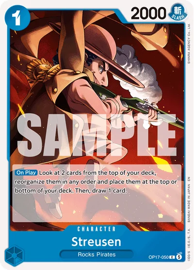 Streusen 050 OP17 One Piece TCG Card