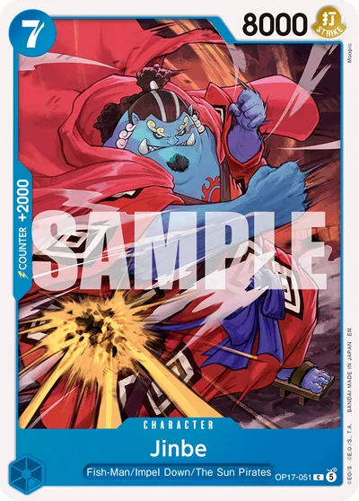 Jinbe 051 OP17 One Piece TCG Card