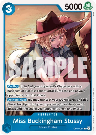 Miss Buckingham Stussy 054 OP17 One Piece TCG Card