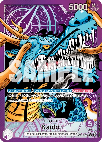 Kaido (altArt) 058 OP17 One Piece TCG Card