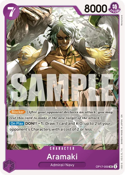 Aramaki 059 OP17 One Piece TCG Card