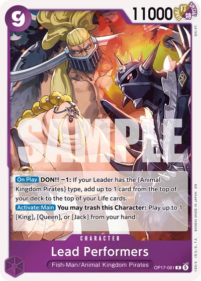 Lead Performers 061 OP17 One Piece TCG Card