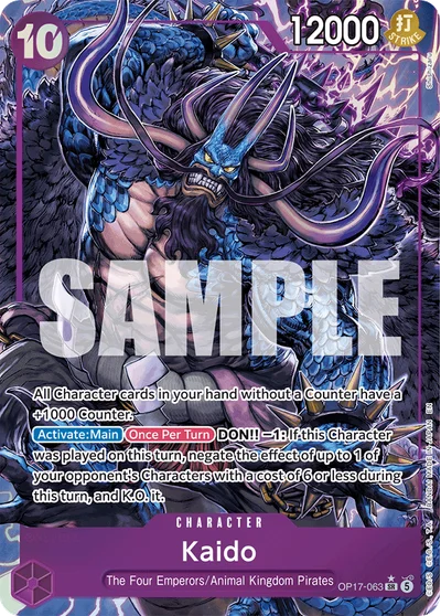 Kaido (altArt) 063 OP17 One Piece TCG Card