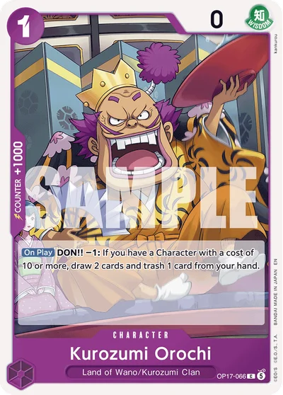 Kurozumi Orochi 066 OP17 One Piece TCG Card