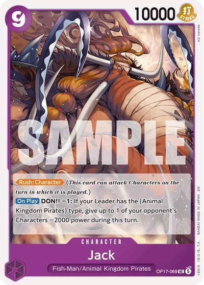 Jack 069 OP17 One Piece TCG Card