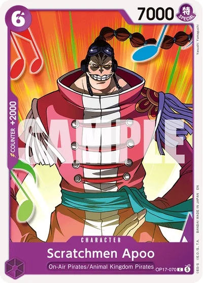 Scratchmen Apoo 070 OP17 One Piece TCG Card