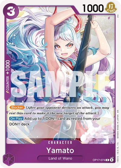 Yamato 074 OP17 One Piece TCG Card
