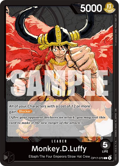 Monkey.D.Luffy 079 OP17 One Piece TCG Card