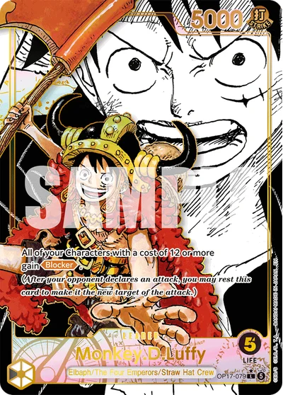Monkey.D.Luffy (superAltArt) 079 OP17 One Piece TCG Card