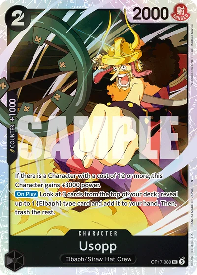 Usopp 080 OP17 One Piece TCG Card