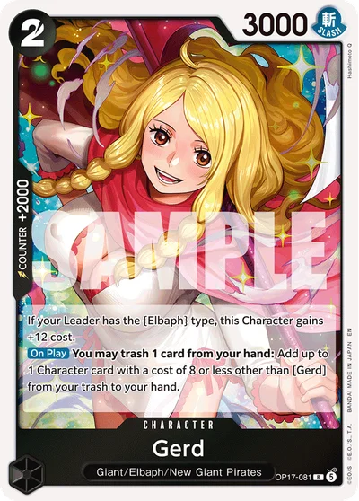 Gerd 081 OP17 One Piece TCG Card