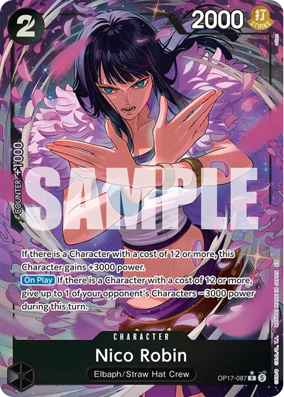 Nico Robin (altArt) 087 OP17 One Piece TCG Card