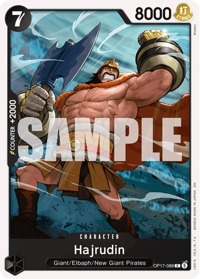 Hajrudin 088 OP17 One Piece TCG Card