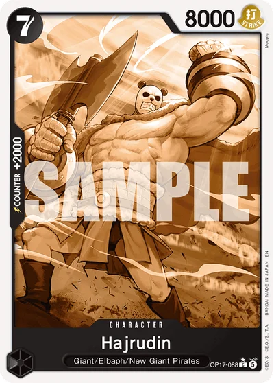 Hajrudin (pandamanArt) 088 OP17 One Piece TCG Card
