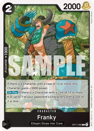 Franky 090 OP17 One Piece TCG Card