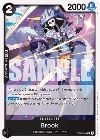 Brook 091 OP17 One Piece TCG Card