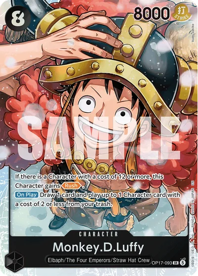 Monkey.D.Luffy 093 OP17 One Piece TCG Card