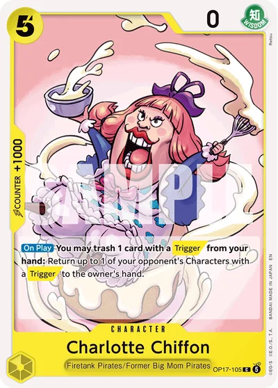 Charlotte Chiffon 105 OP17 One Piece TCG Card