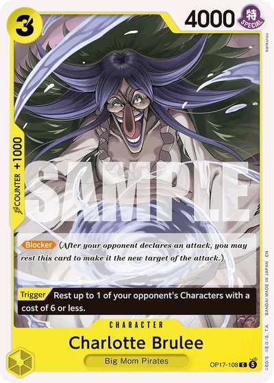 Charlotte Brulee 108 OP17 One Piece TCG Card