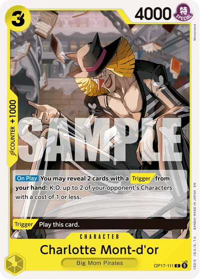 Charlotte Mont-d'or 111 OP17 One Piece TCG Card