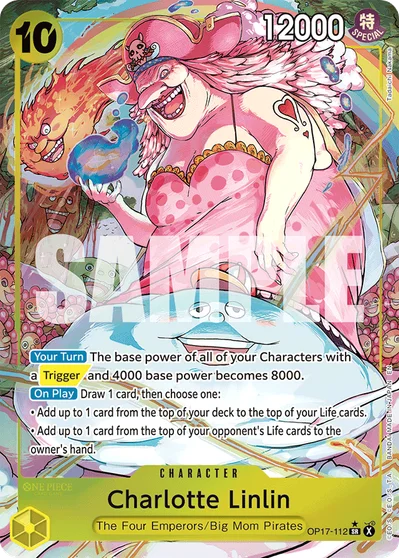 Charlotte Linlin (altArt) 112 OP17 One Piece TCG Card