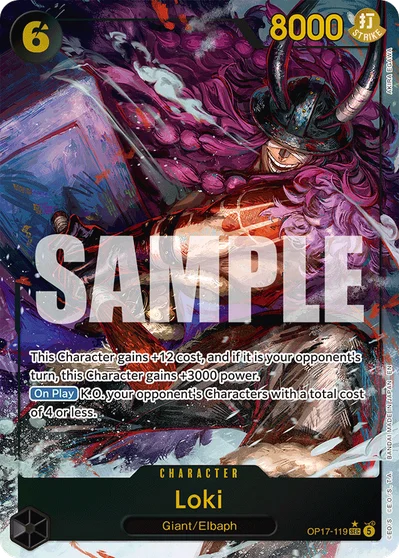 Loki (altArt) 119 OP17 One Piece TCG Card