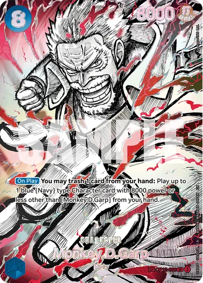 Monkey.D.Garp (specialAltArt) OP12-056 OP17 One Piece TCG Card
