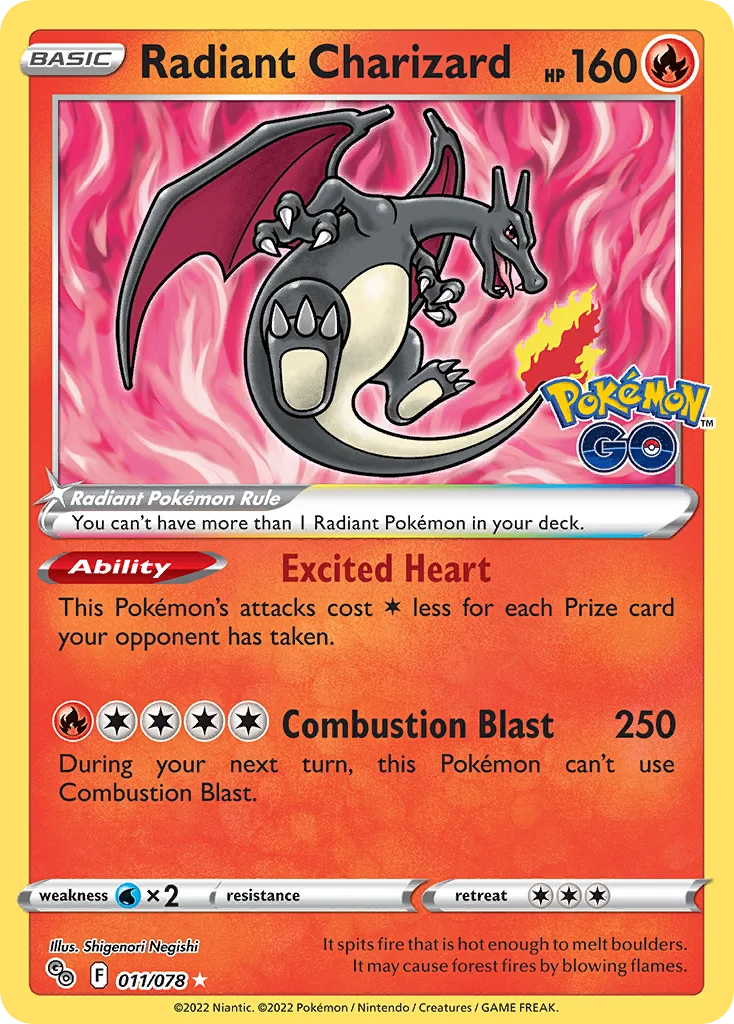 Radiant Charizard 011