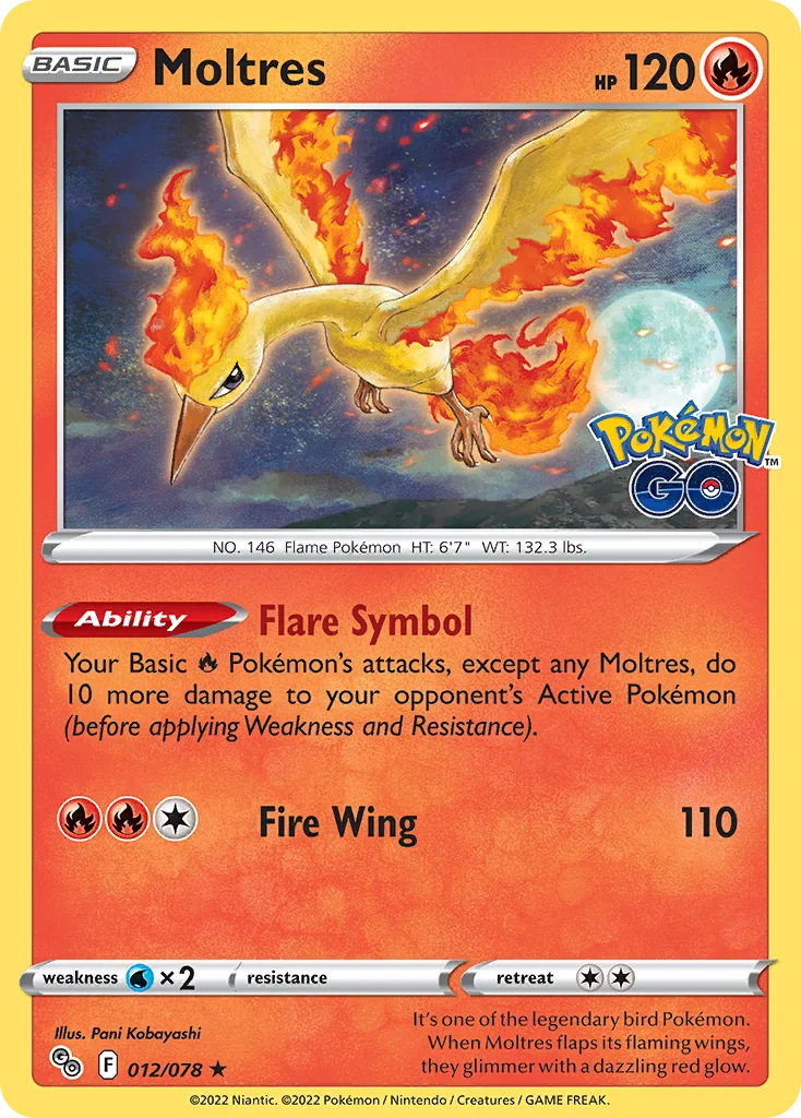 Moltres 012 Pokemon GO
