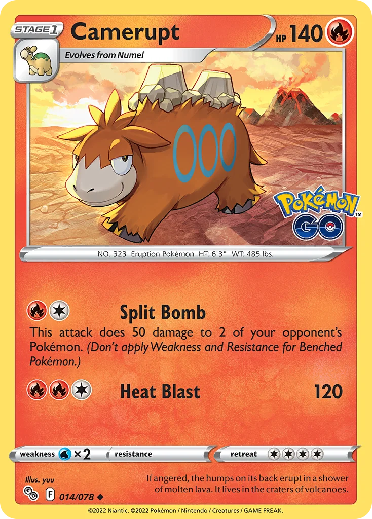Camerupt 014 Pokemon GO